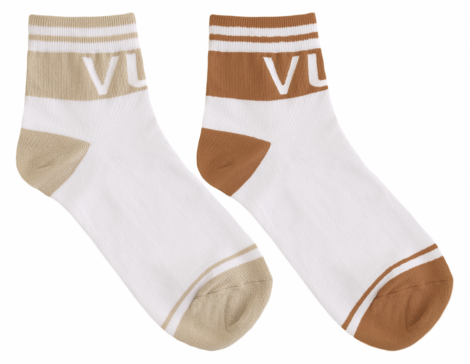 VUE輕時尚環保短襪2色/ 2入一組