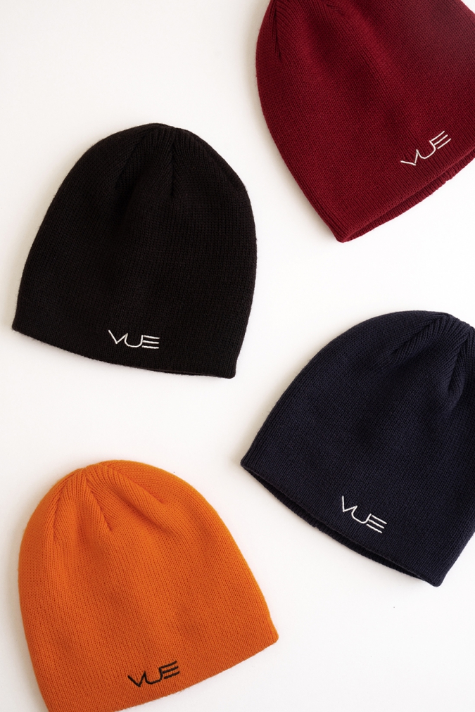 VUE 簡約素色針織毛帽/4色